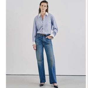 NWT nili lotan SMITH JEANS SIMON WASH blue size 26